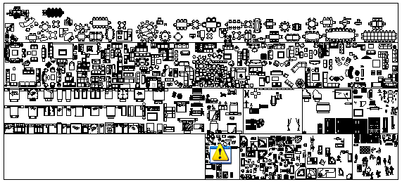 2D blocks of all types of furniture design drawing