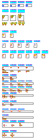 2D dynamic block for office use furniture