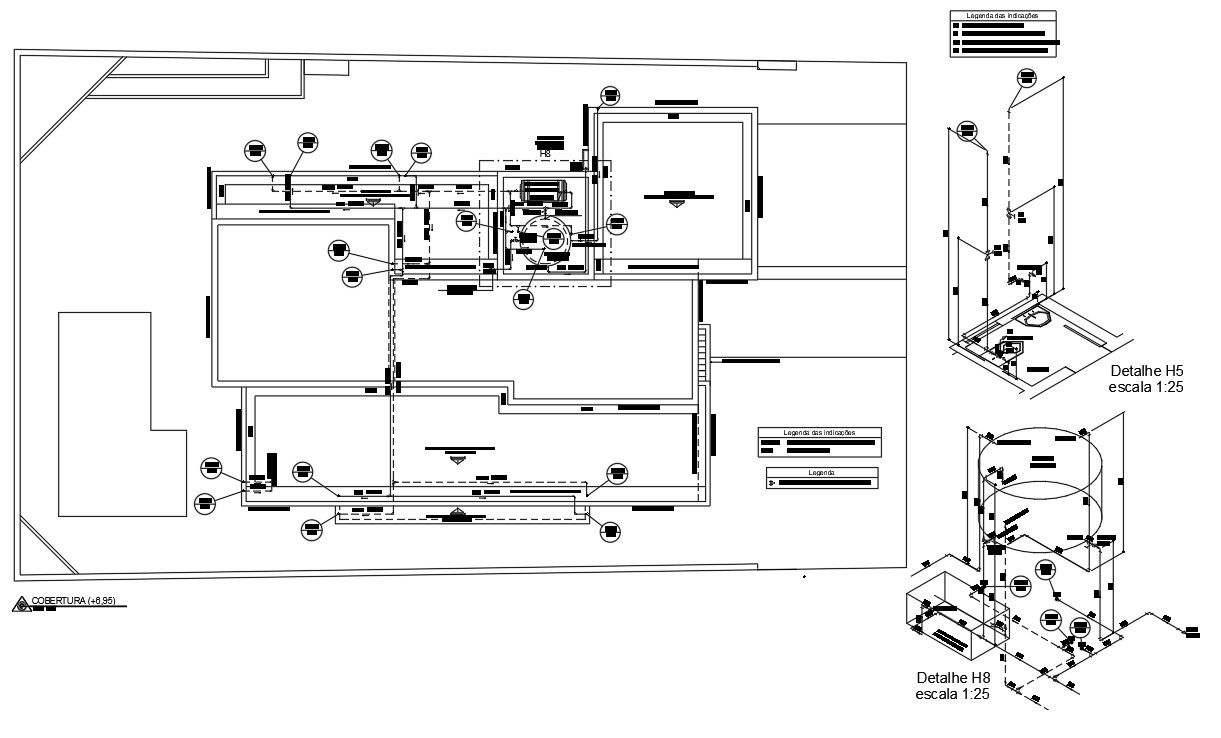 2D Autocad Drawing having the details of Hydraulic installation & Hydro sanitary Project .Download the AutoCAD 2D DWG file.