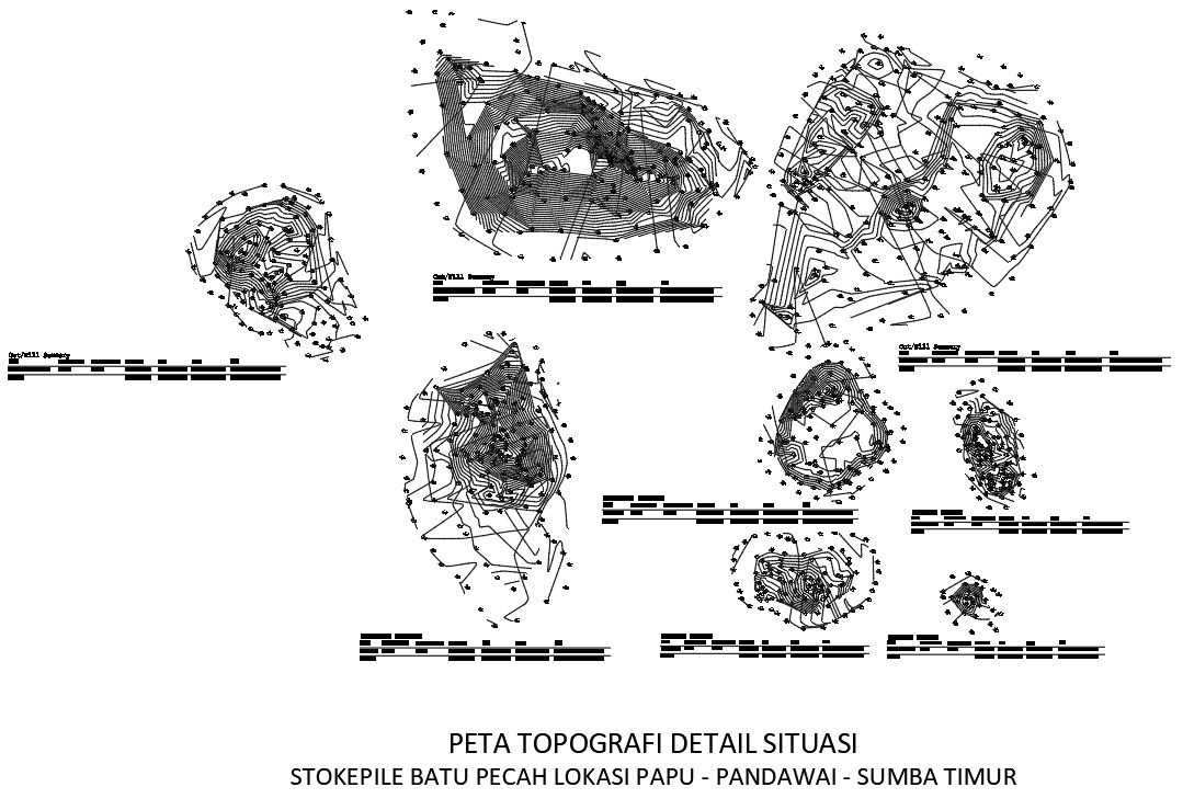 2D Autocad drawing file has detail of topographic map. Download the AutoCAD Drawing file.
