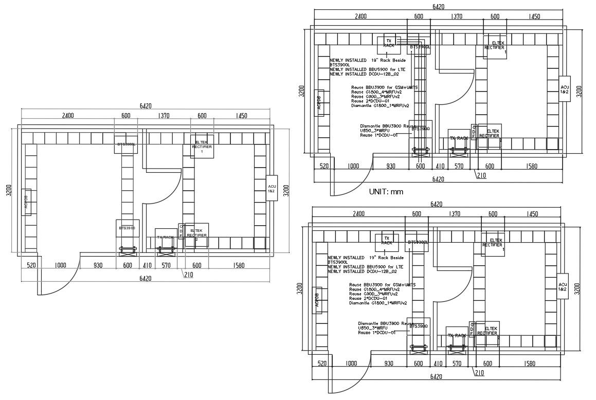 2D CAD drawing file having the Installed cable Route layout Details.Download the AutoCAD 2D DWG file.