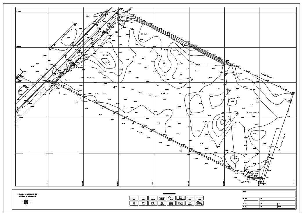 2D DWG CAD drawing describes the layout survey plan of the NBC ARQUITETURA LTDA. Download the AutoCAD DWG file.