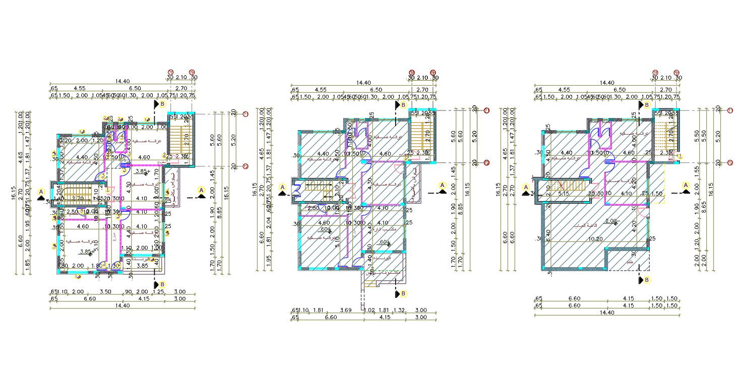 2D Institute Floor Plan Design DWG File