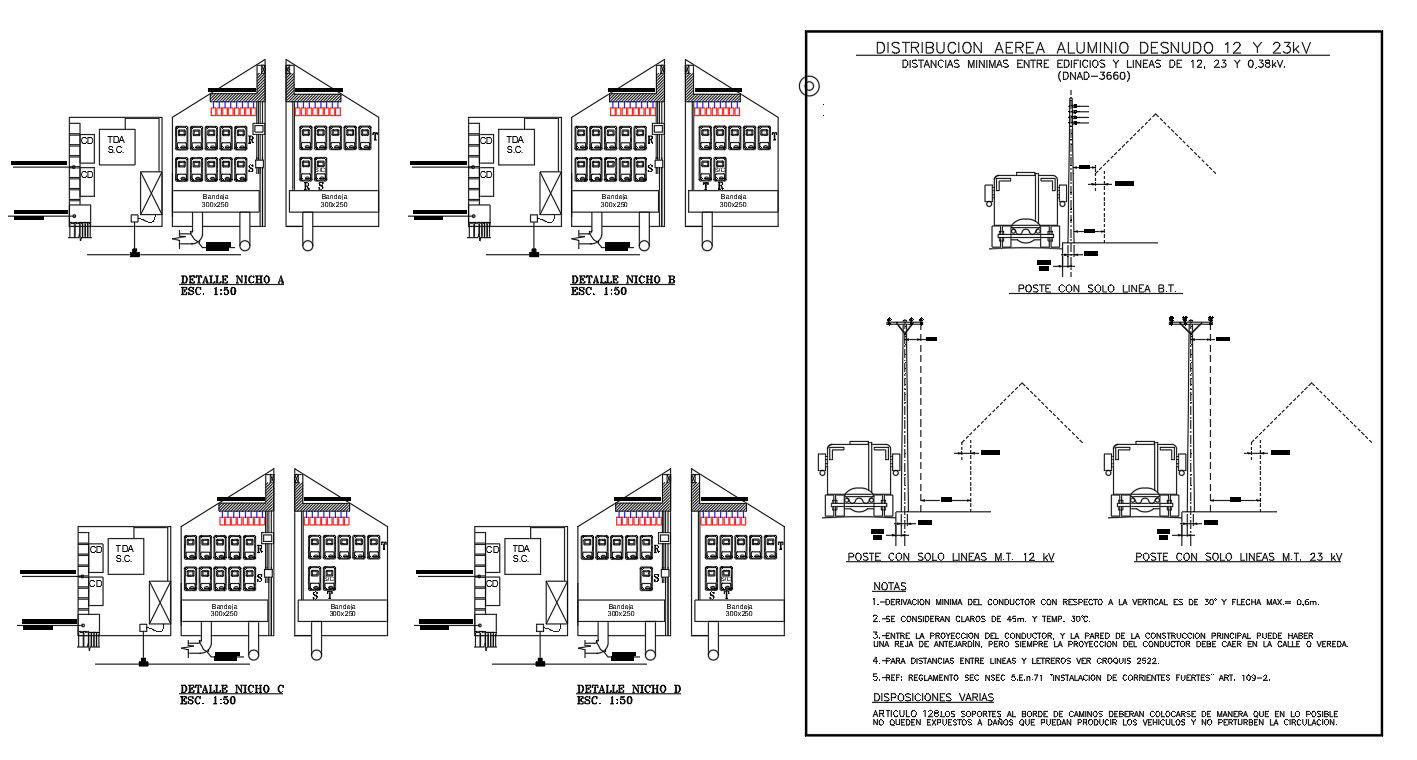 2D Niche Construction Drawing DWG File