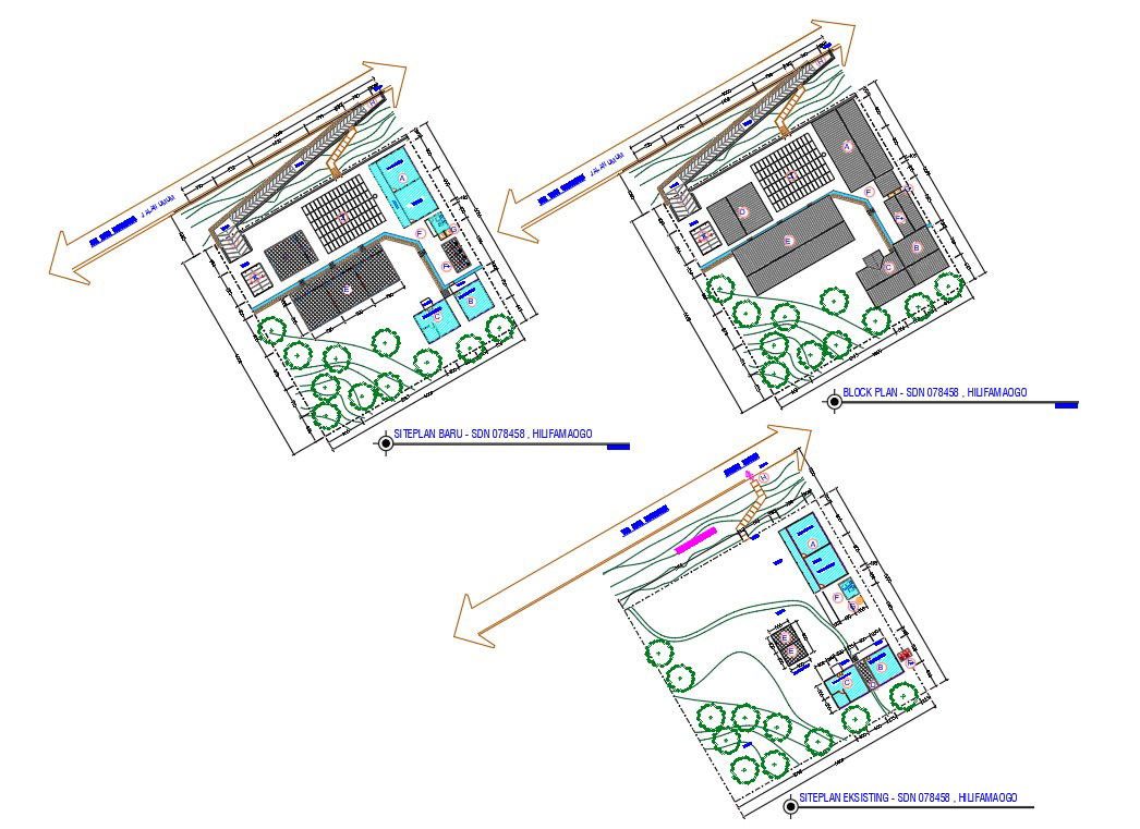 2D Office Plan CAD Drawing DWG File