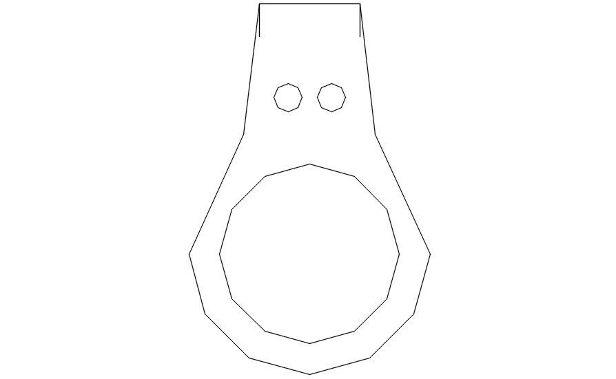 2D block of WC in AutoCAD drawing, dwg file, CAD file