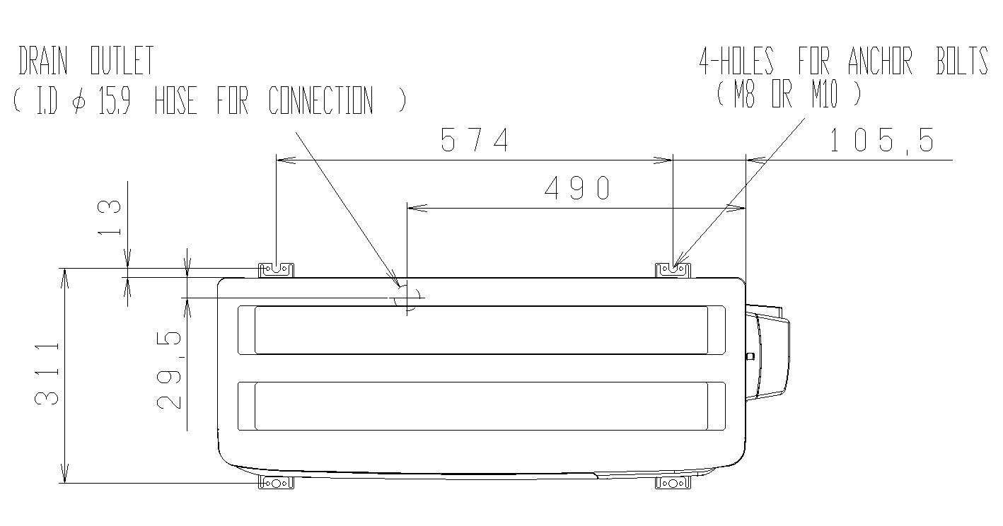 2D block of air conditioner in detail AutoCAD drawing, CAD file, dwg file