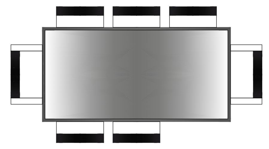AutoCAD 2D Block of Dining Table Design in DWG Format