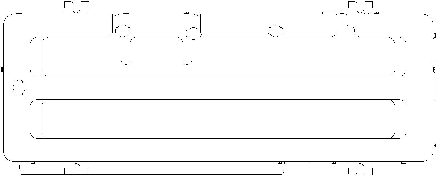 2D block of dual compressor air conditioner