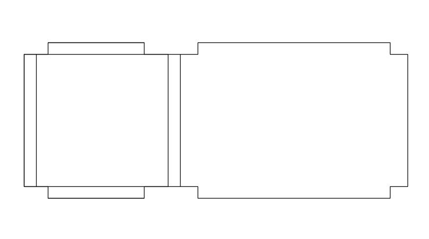 2D block of lounge chair in AutoCAD drawing, dwg file, CAD file