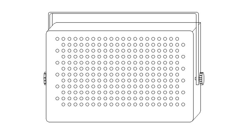 2D block of radio in AutoCAD, dwg file, CAD file