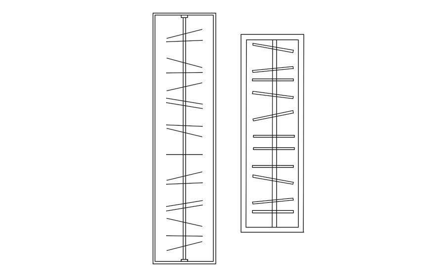2D block of wardrobe in AutoCAD, dwg file, CAD file