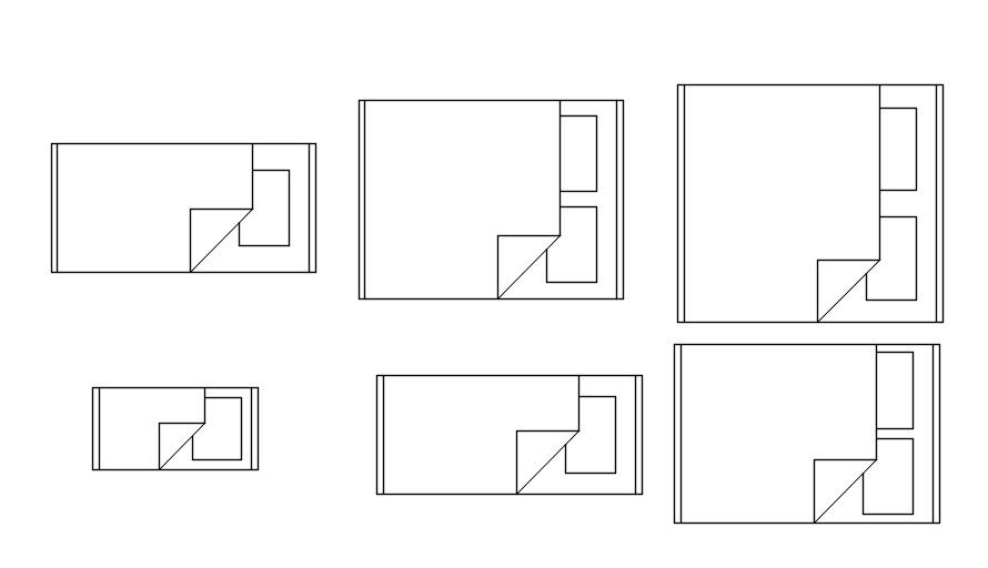 2D Bed Blocks AutoCAD DWG File for Architecture Design