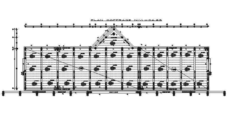2D design of FORMWORK PLAN in detail AutoCAD drawing, CAD file, dwg file