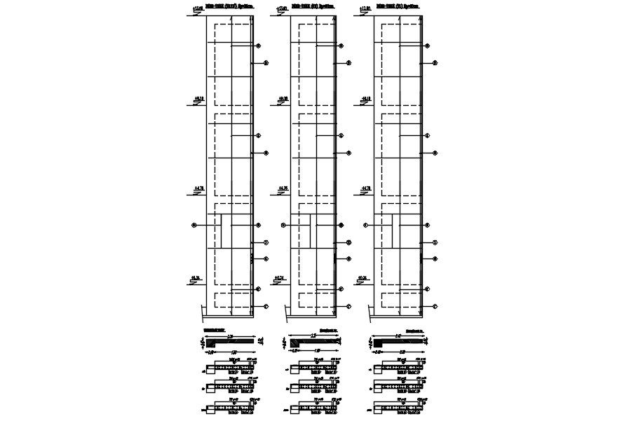 2D design of Layout of steel structure strut bar design in AutoCAD drawing, CAD file, dwg file