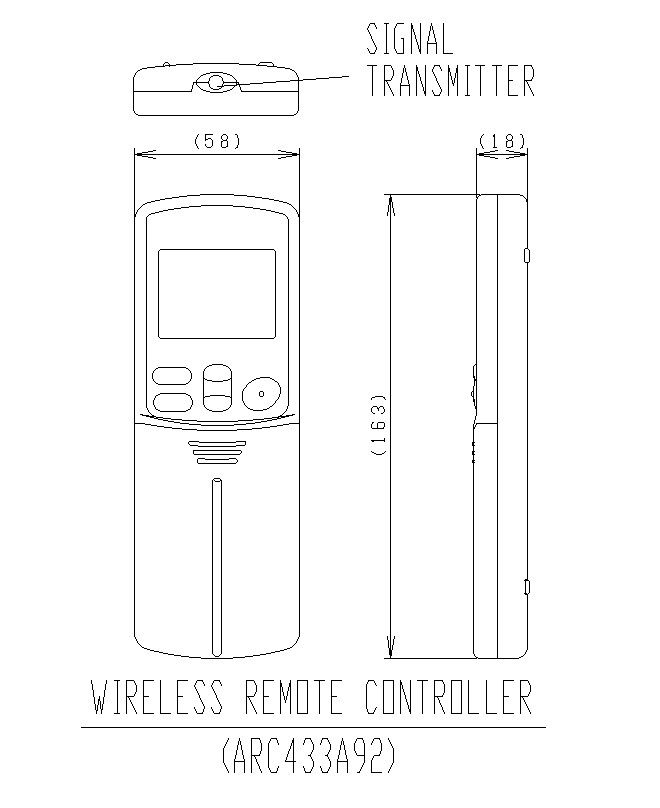2D design of Wireless remote controller in detail AutoCAD drawing, CAD file, dwg file