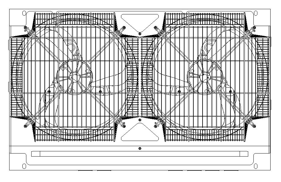 2D design of dual air compressor in detail AutoCAD drawing, CAD file, dwg file