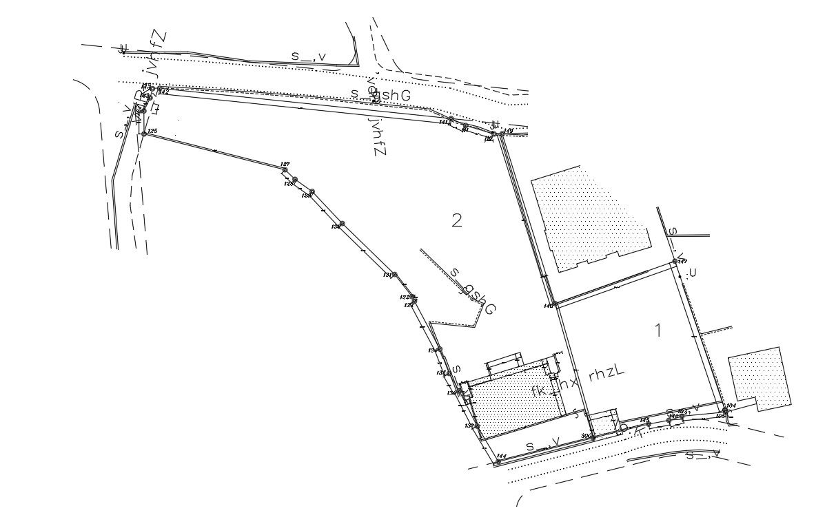 2D design of key map in AutoCAD drawing, CAD file, dwg file