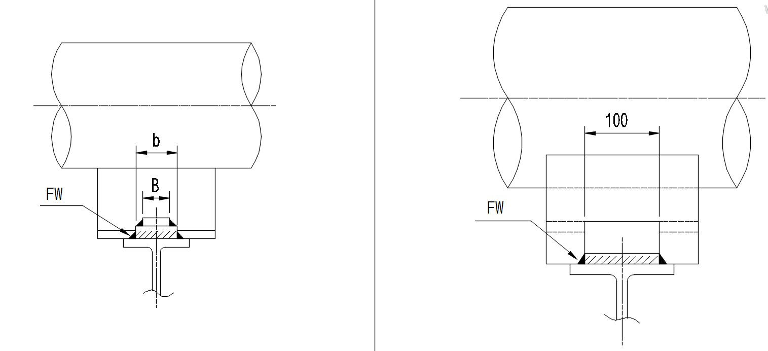 2D design of pipe connectors in AutoCAD drawing, CAD file, dwg file