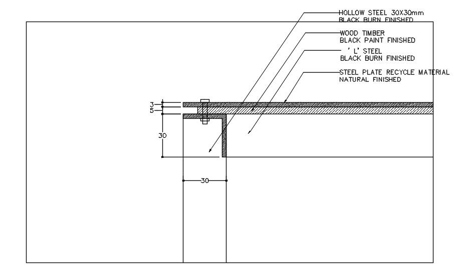 2D drawing of steel structure in AutoCAD design, dwg file, CAD file