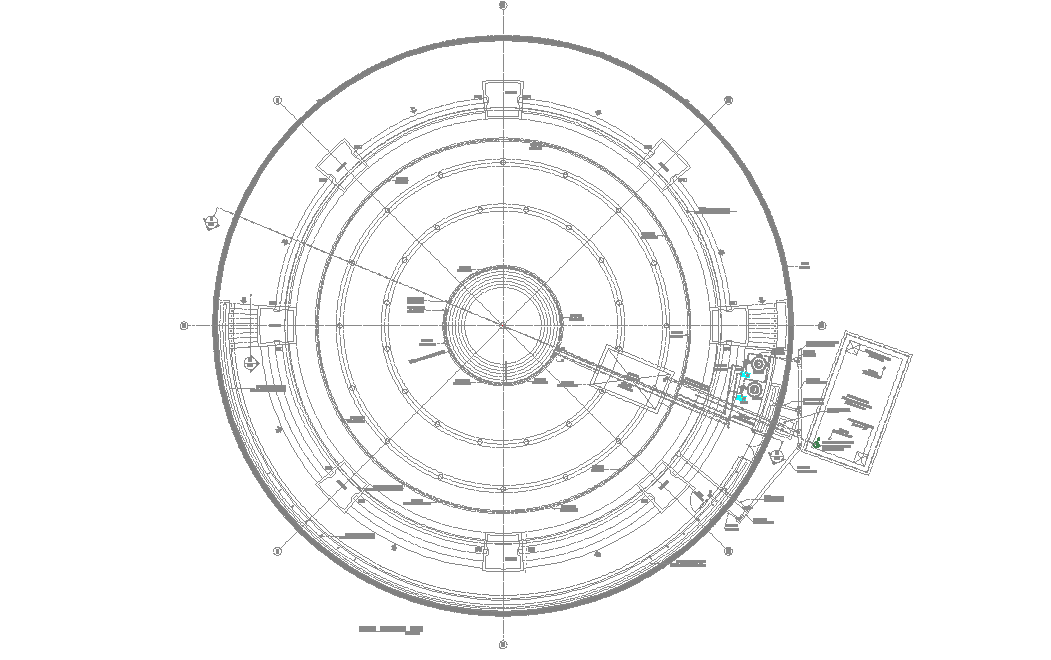 Public Garden Layout Plan AutoCAD Drawing DWG File