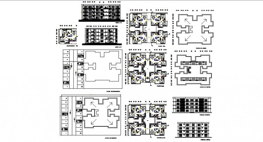 2 BHK Apartment drawing cad file
