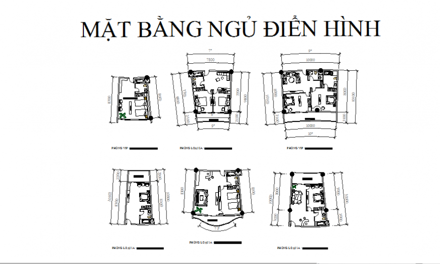2 BHK house planning detail dwg file