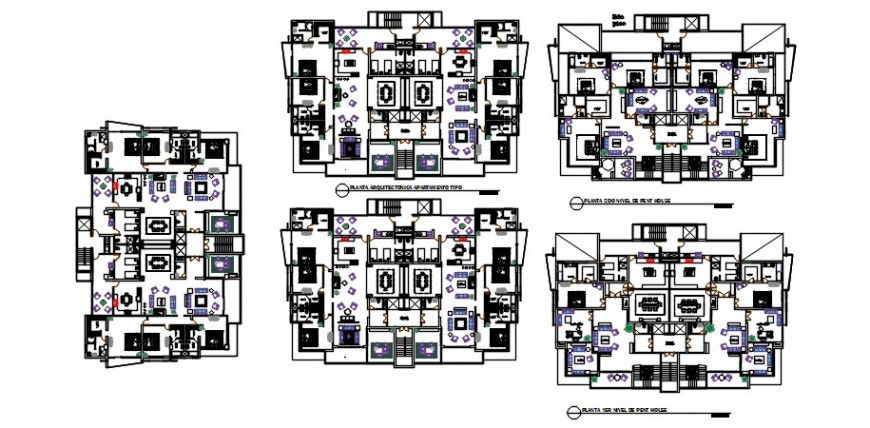 2 d cad drawing of shopping mall Auto Cad software