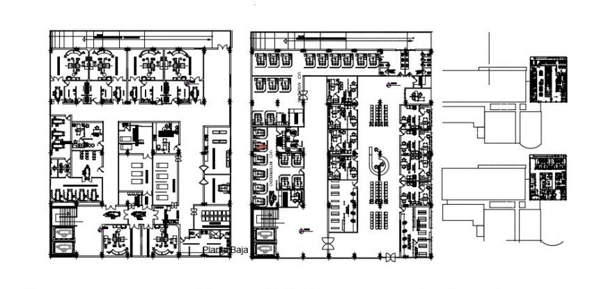 2 d cad drawing of Specialty clinic rooms auto cad software