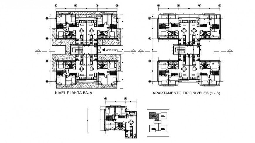 2 d cad drawing of apartment plan auto cad software