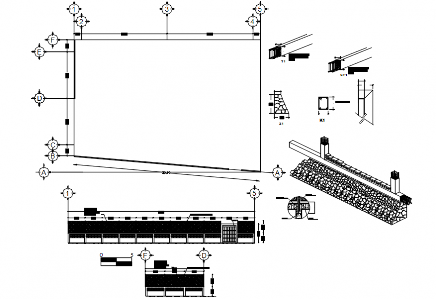 2 d cad drawing of basketball detailing Auto Cad software
