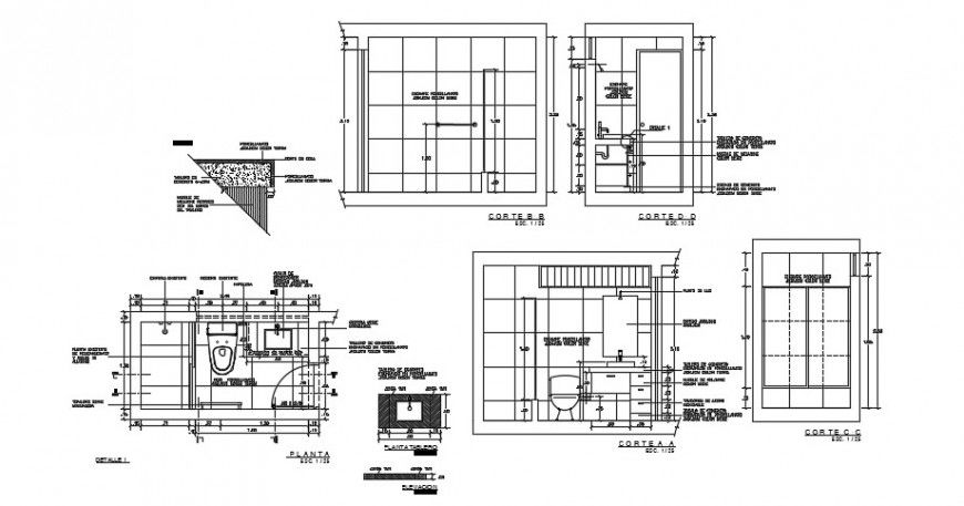 2 d cad drawing of bathroom auto cad software