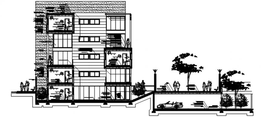 2 d cad drawing of block plan auto cad software