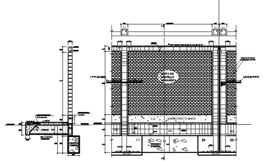 2 d cad drawing of climate corridor plan Auto Cad software