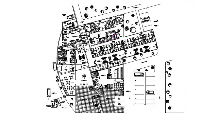 2 d cad drawing of clinic auto cad software