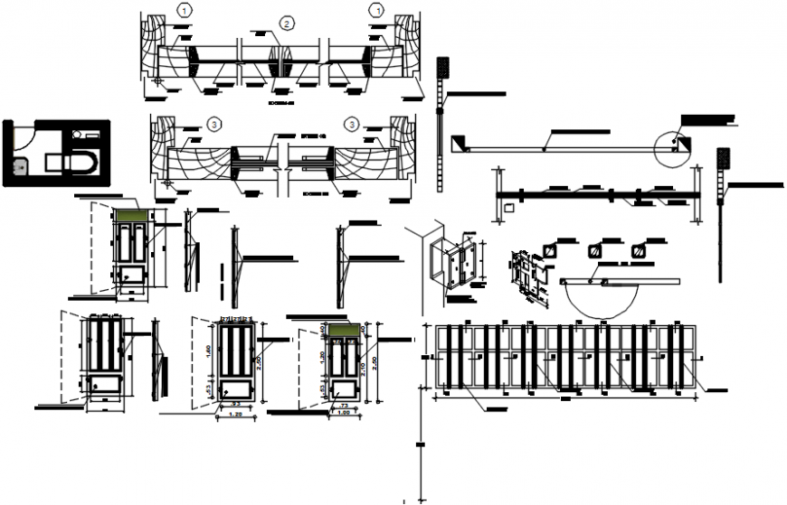 2 d cad drawing of college furniture layout Auto Cad software