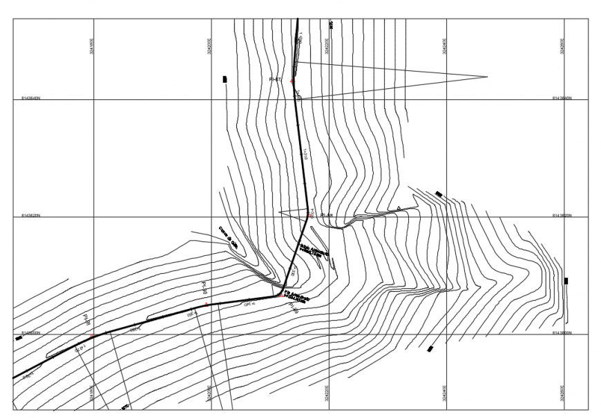 2 d cad drawing of concrete aqua duct auto cad software