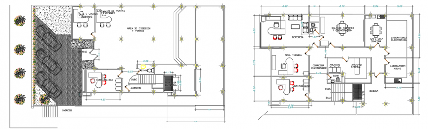 2 d cad drawing of corporate building auto cad software
