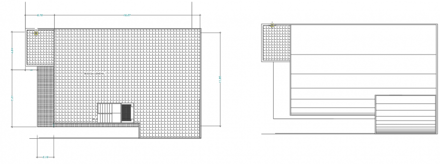 2 d cad drawing of corporate building hatch auto cad software