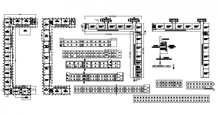 2 d cad drawing of corporation school Auto Cad software
