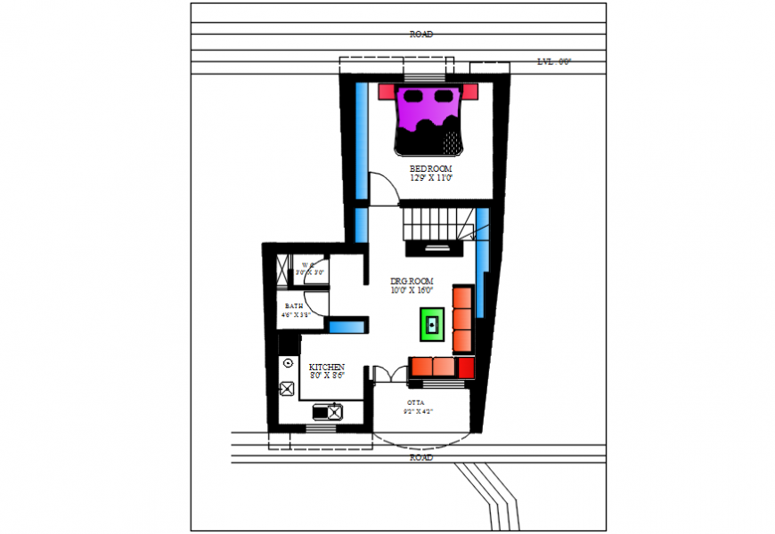 2 d cad drawing of dayabhai house plan AutoCAD software