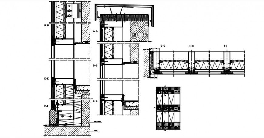 2 d cad drawing of Detail carpentry auto cad software