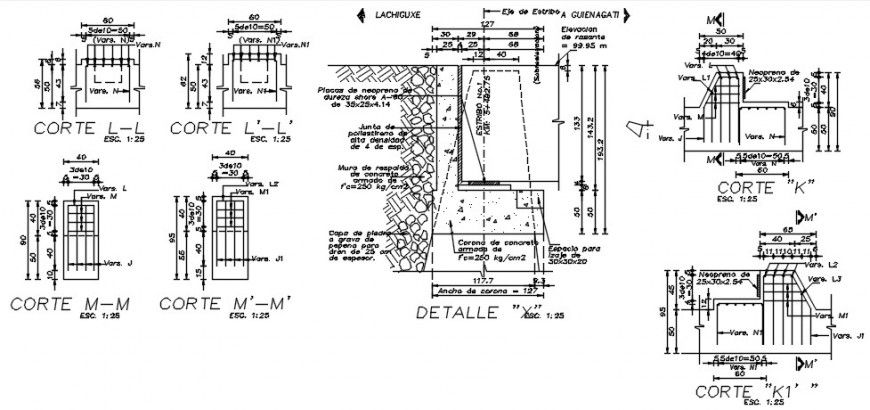2 d cad drawing of elevation dimension sections auto cad software