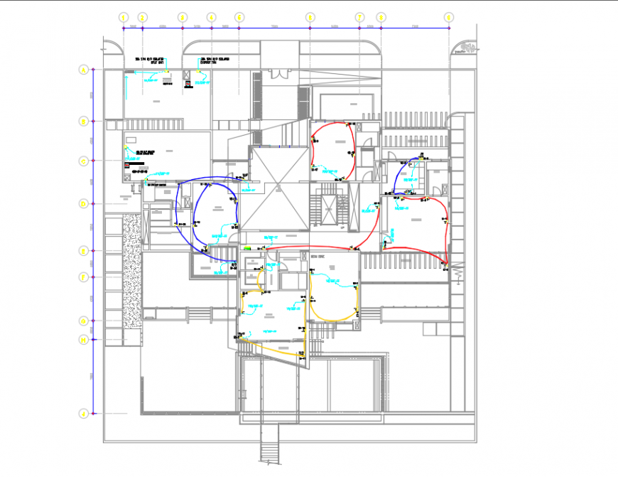 2 d cad drawing of first floor small power layout plan 2 auto cad software