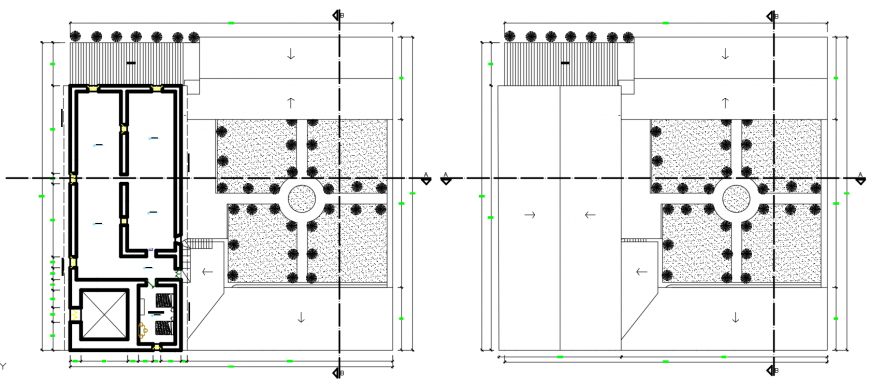 2 d cad drawing of floor level auto cad software