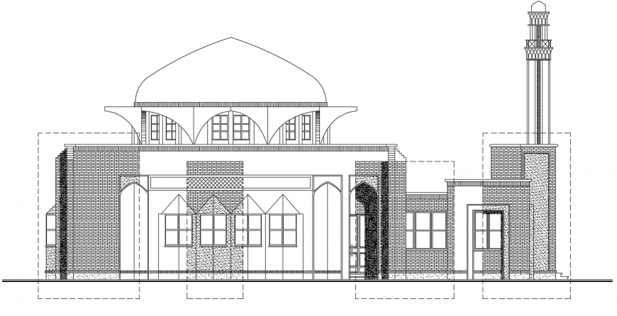 2 d cad drawing of front elevation 3 auto cad software
