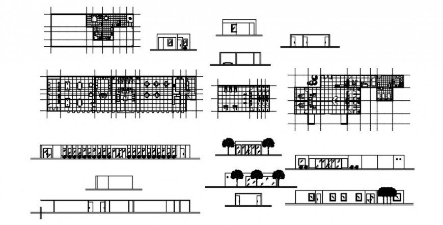 2 d cad drawing of glass door factory Auto Cad software
