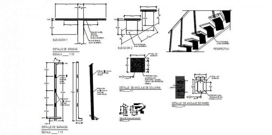 2 d cad drawing of grades section auto cad software
