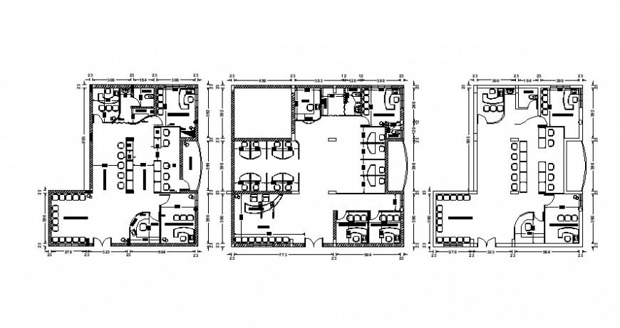 2 d cad drawing of head office Auto Cad software