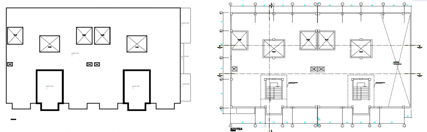 2 d cad drawing of housing building Auto Cad software